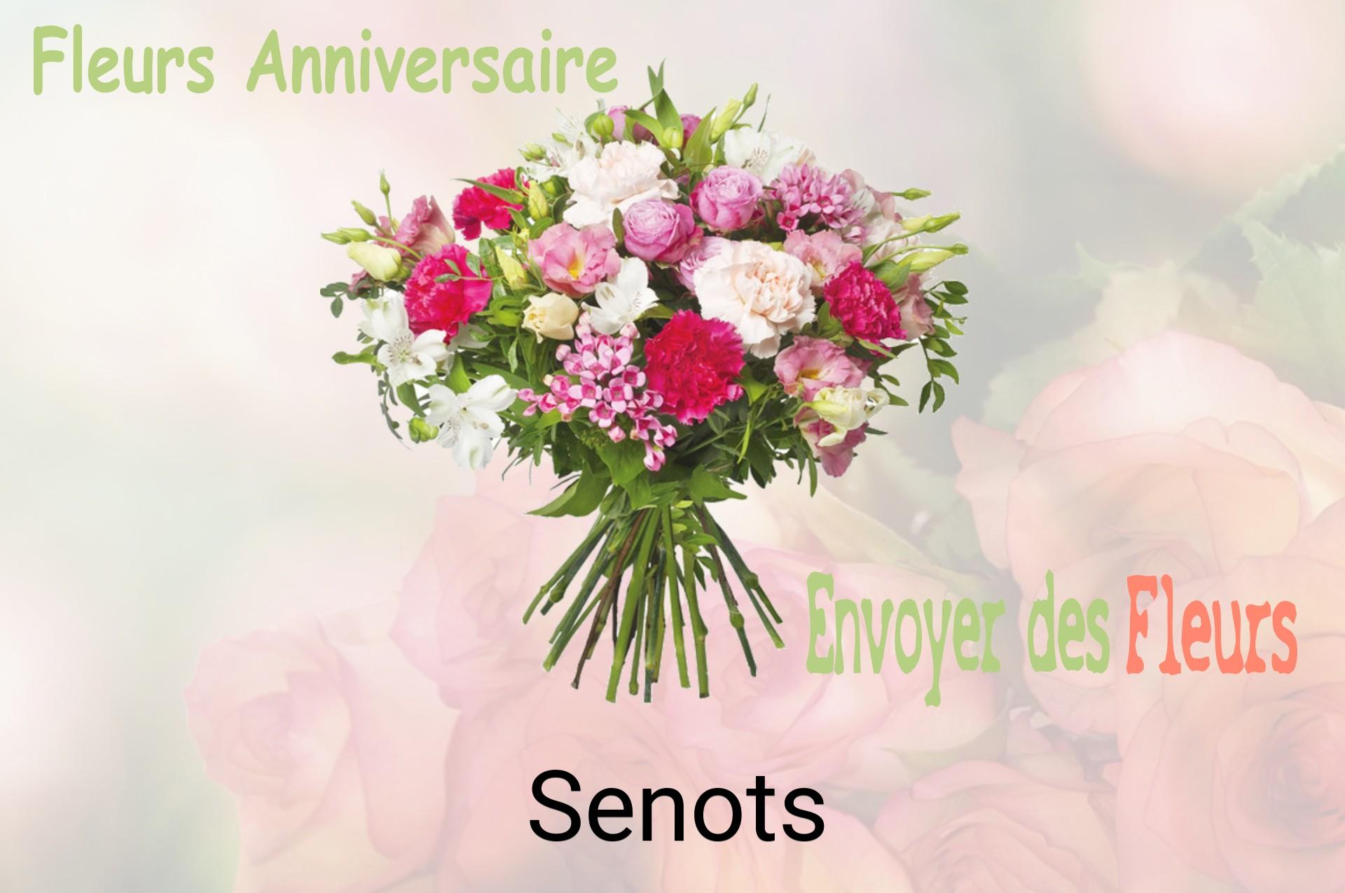 Bouquet de fleurs d’anniversaire livré à Senots